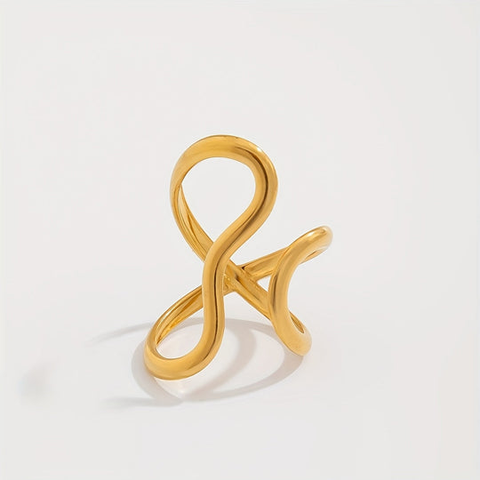 Ring – chic med bølge asymmetrisk
