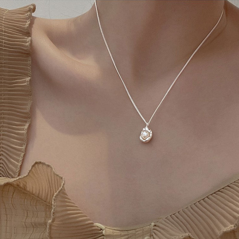 Vintage-Schmuck aus Muranoglas: Halskette mit hängender Perle
