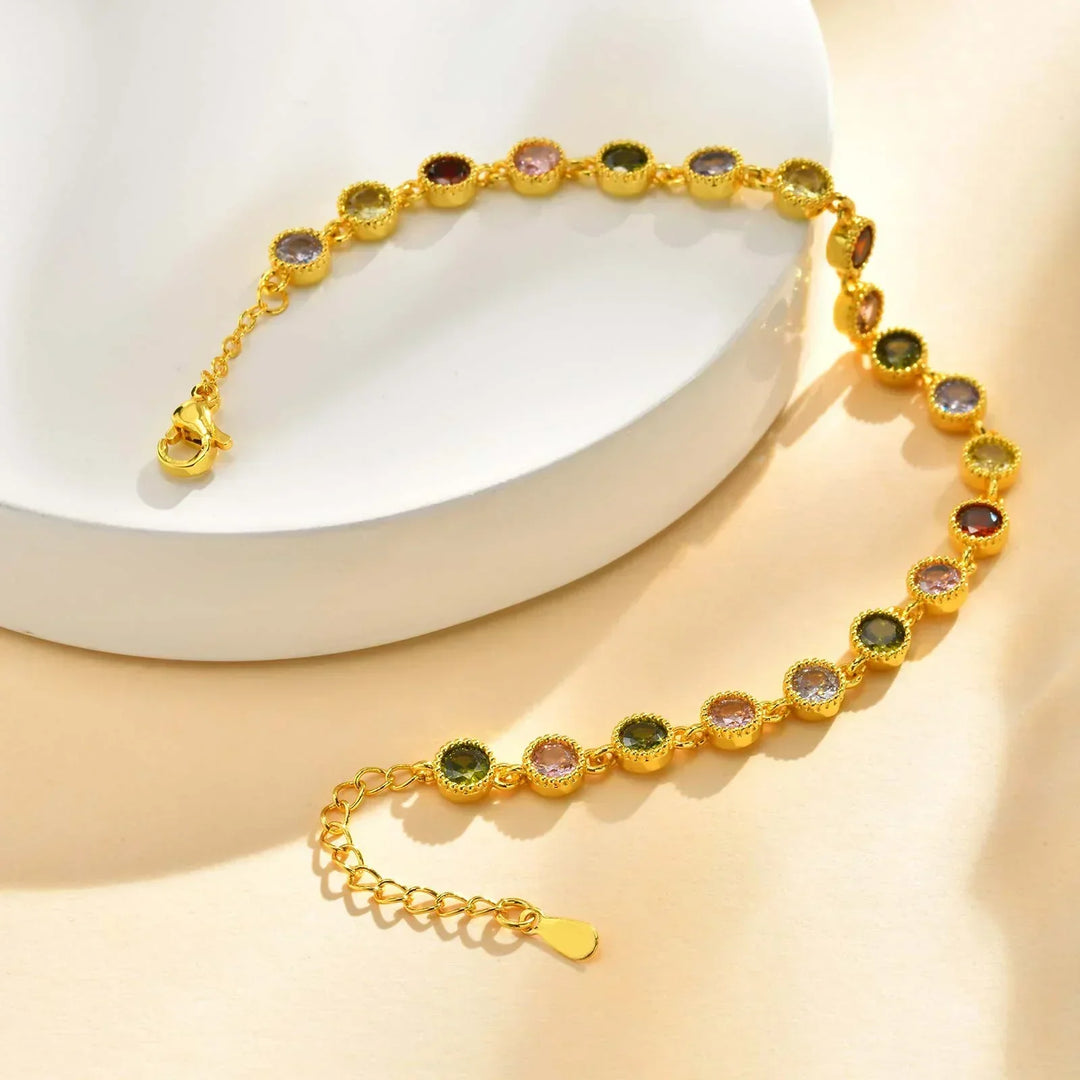 Armbånd – charm regnbue strålende