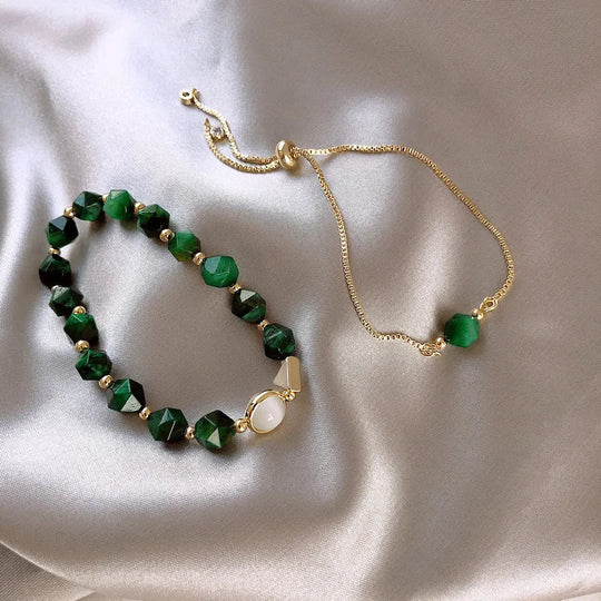 Elegant grønt armbåndssæt