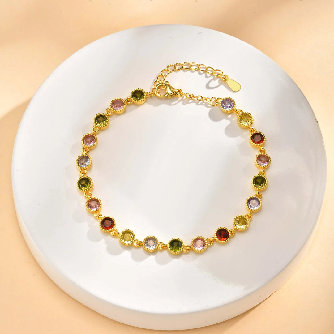 Armbånd – charm regnbue strålende