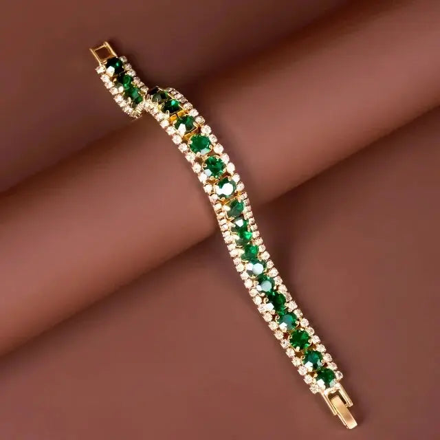 Armbånd – grøn og or
