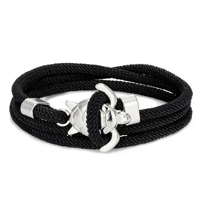 Håndlavet armbånd med havskildpadde