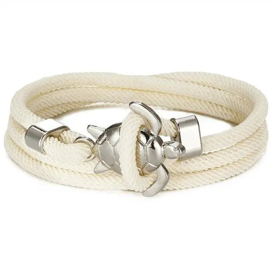 Håndlavet armbånd med havskildpadde